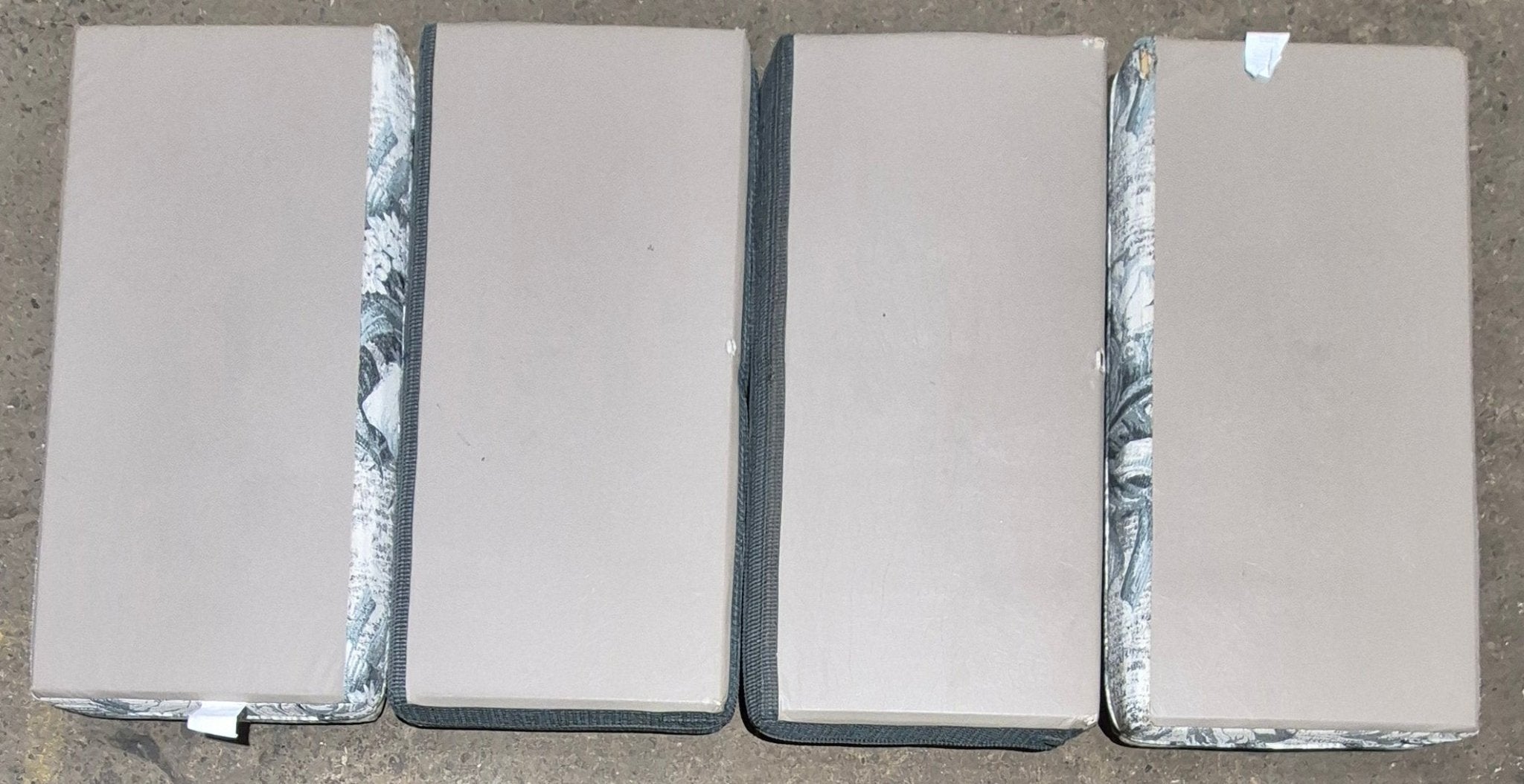 Used Dinette Cushion Set - 4 piece - 4 @ 38 1/2" x 19" x 4" D - Young Farts RV Parts