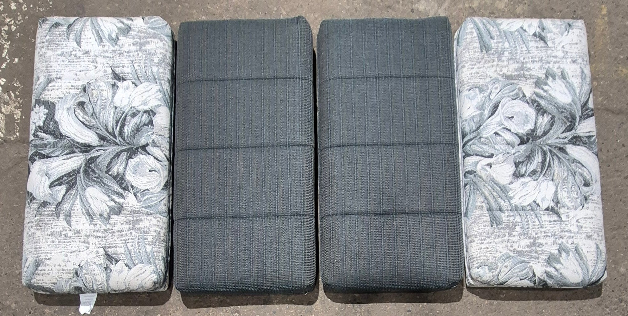 Used Dinette Cushion Set - 4 piece - 4 @ 38 1/2" x 19" x 4" D - Young Farts RV Parts