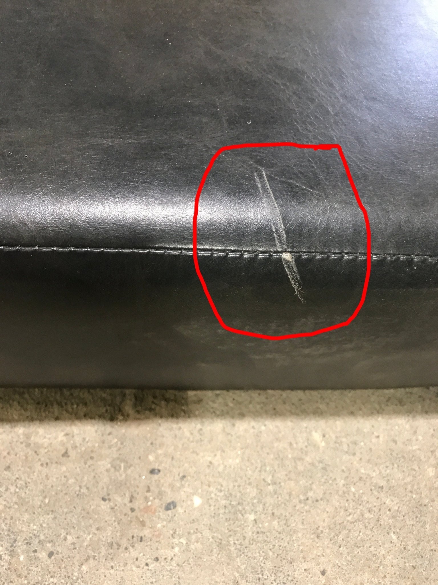 Used Dinette Cushion SINGLE - 19" X 22" X 6" D - Young Farts RV Parts