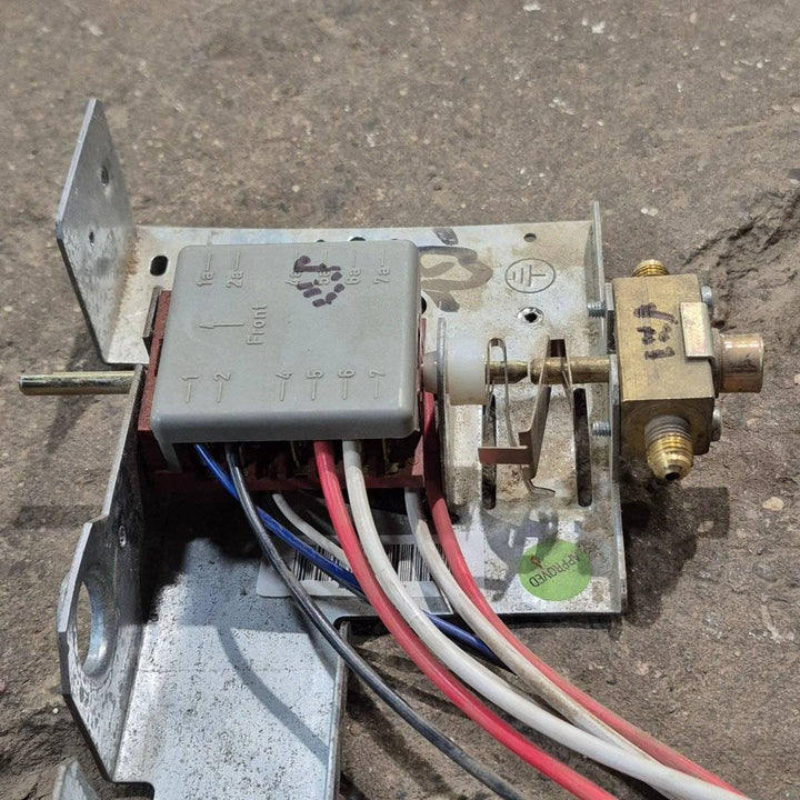 Used Dometic 3 - Way Selector Switch and Manual Gas Valve, With Bracket - 2932614015 - Young Farts RV Parts