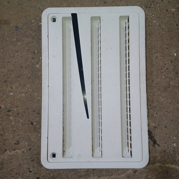 Used DOMETIC 3109350.011 - Air Intake Side Refrigerator Vent- HAS FRAME - Young Farts RV Parts