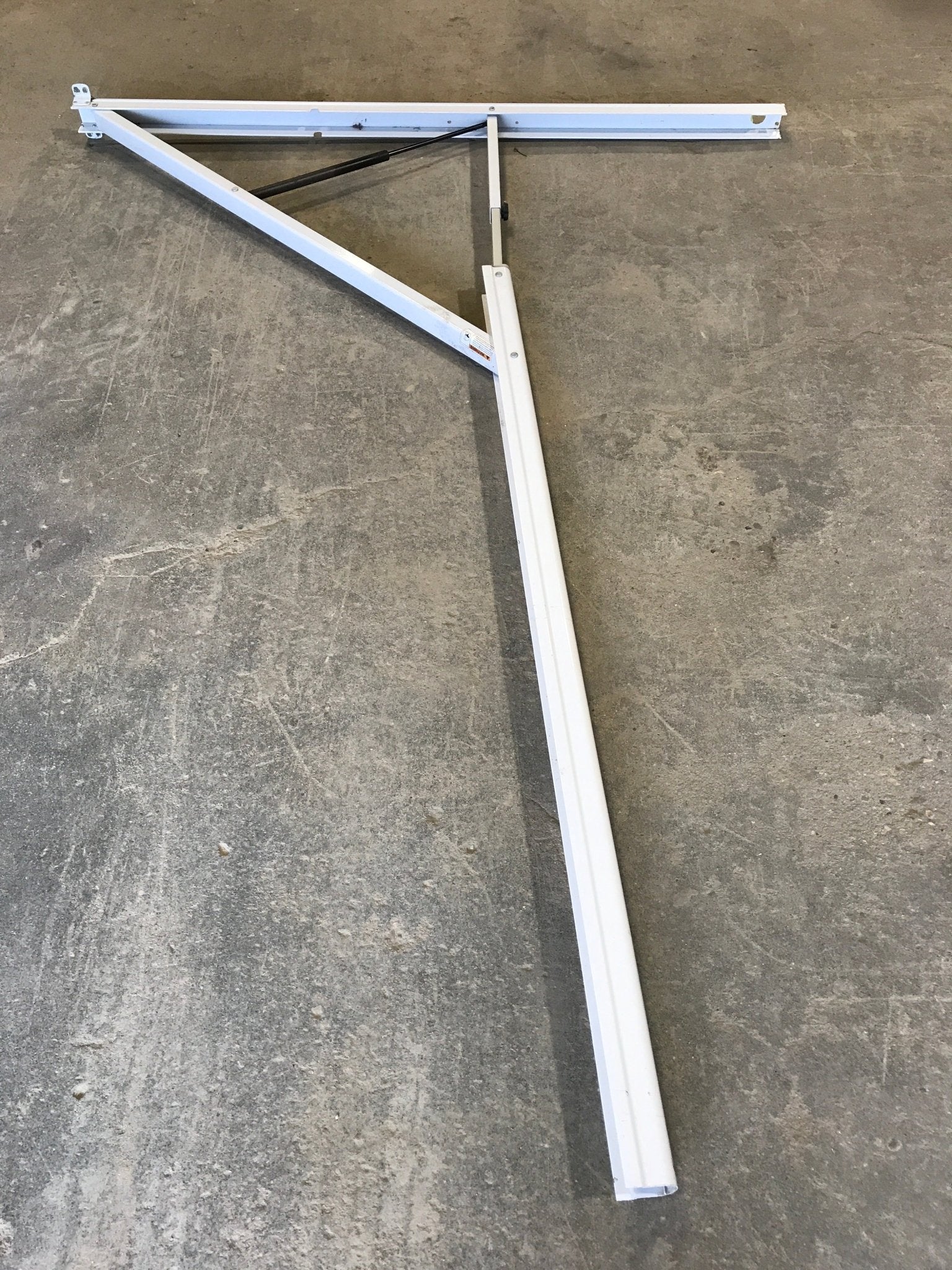 Used Dometic 9100 power awning arm basement model LH 62 1/4" with adjustable pitch arm - Young Farts RV Parts