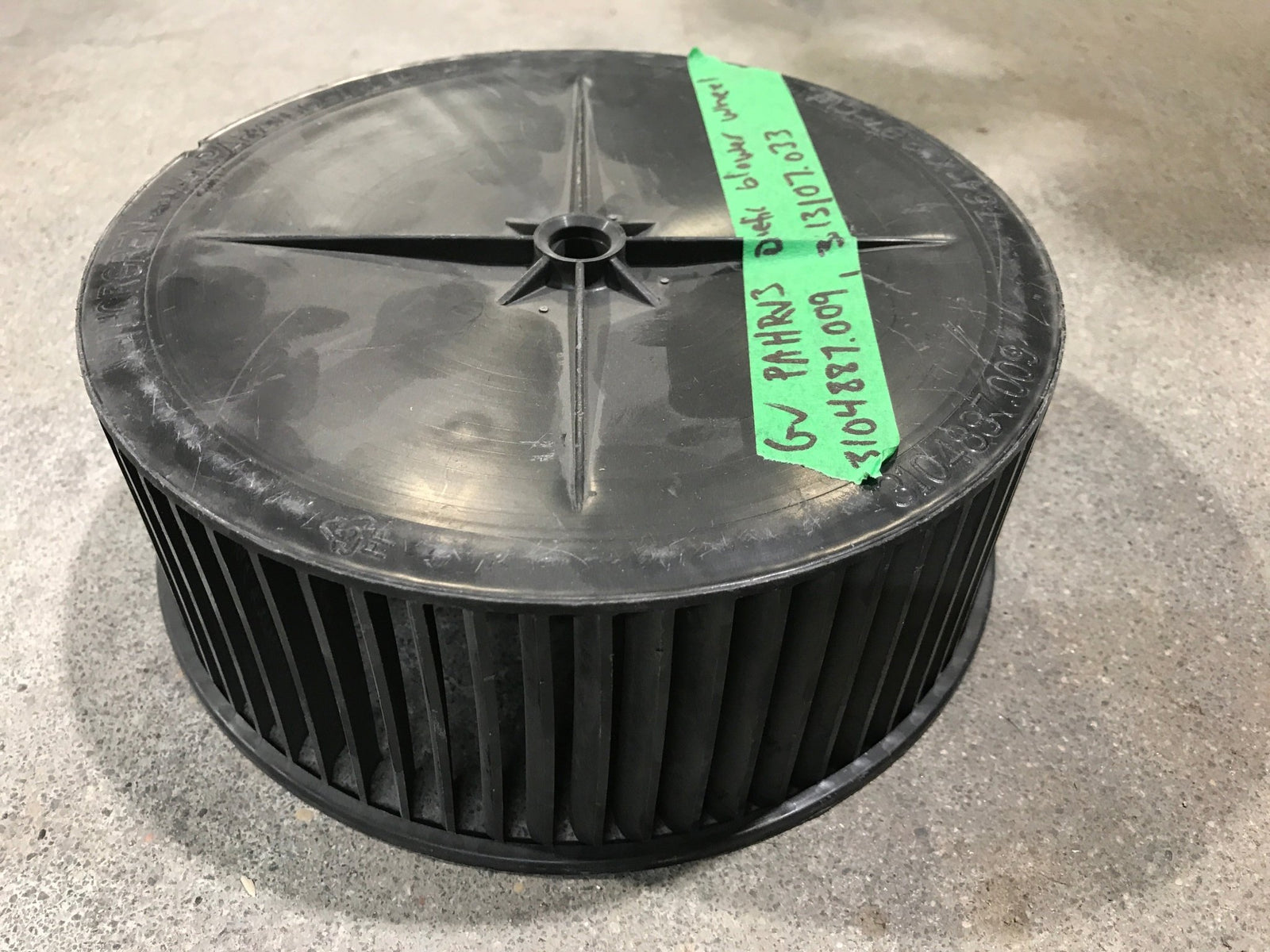 Used Dometic A/C Blower Wheel - 3313107.033 - Young Farts RV Parts