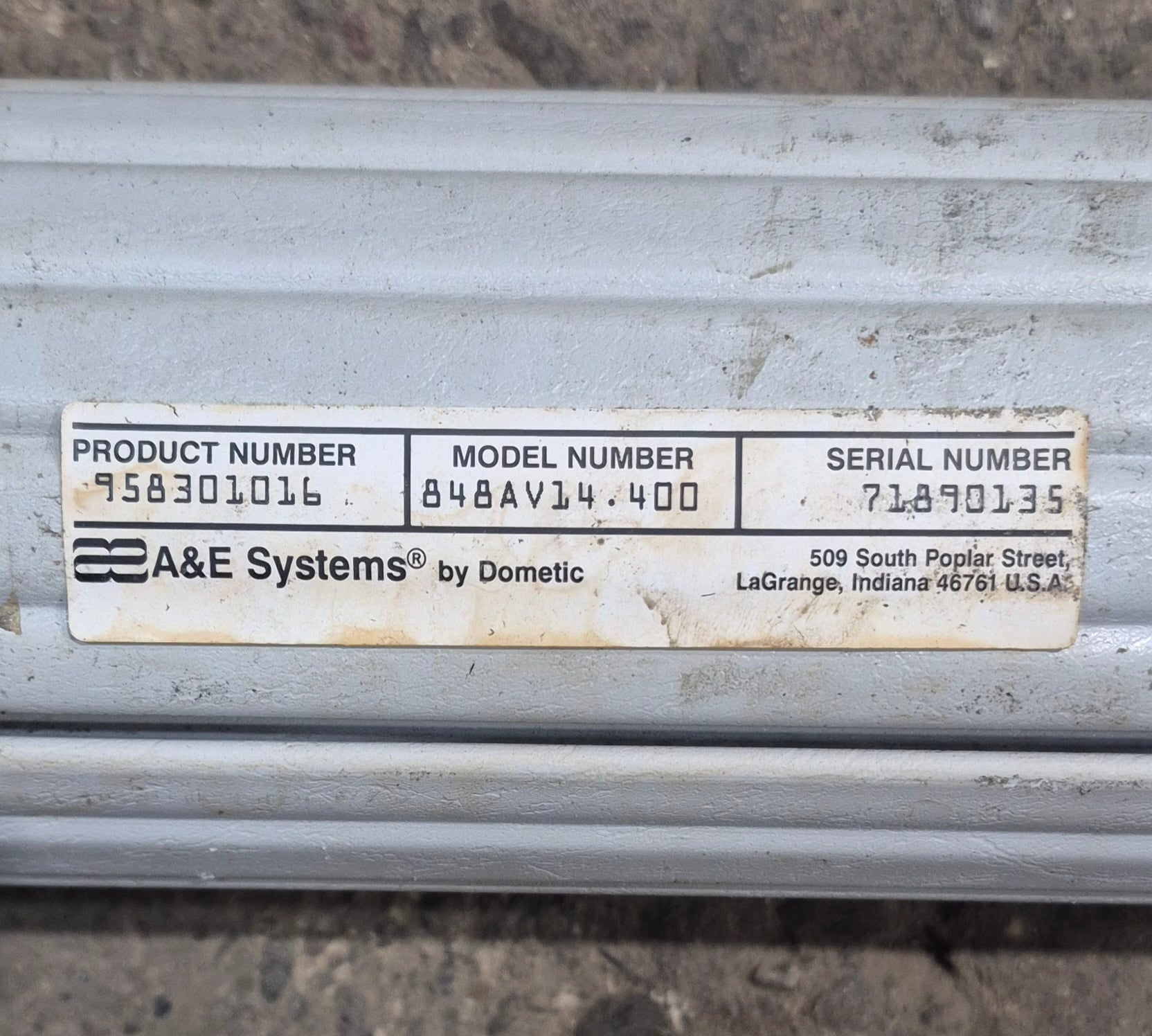 Used Dometic/ A&E Awning Roller Tube 14' - Young Farts RV Parts