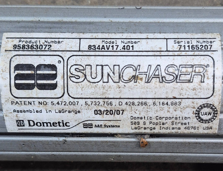Used Dometic/ A&E Awning Roller Tube 17' - Young Farts RV Parts