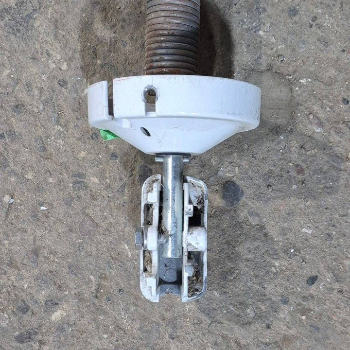 Used Dometic / A&E Awning Spring Torsion Assembly, Left Hand, White - 3108399.019B - Young Farts RV Parts