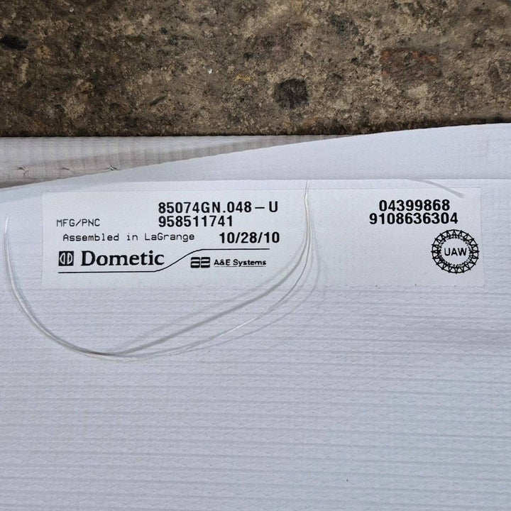 Used Dometic/ A&E Deluxe Plus Window Awning, Black Hardware, 4' - 85074GN.048 - U - Young Farts RV Parts