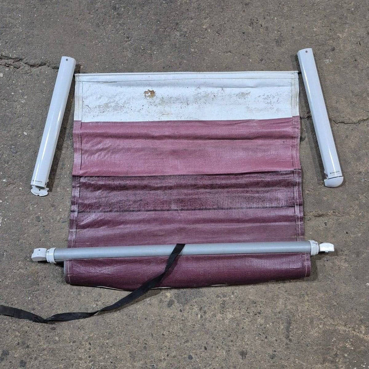 Used Dometic/ A&E Deluxe Plus Window Awning, White Hardware, 3' - 85604HF.0360 - B - Young Farts RV Parts