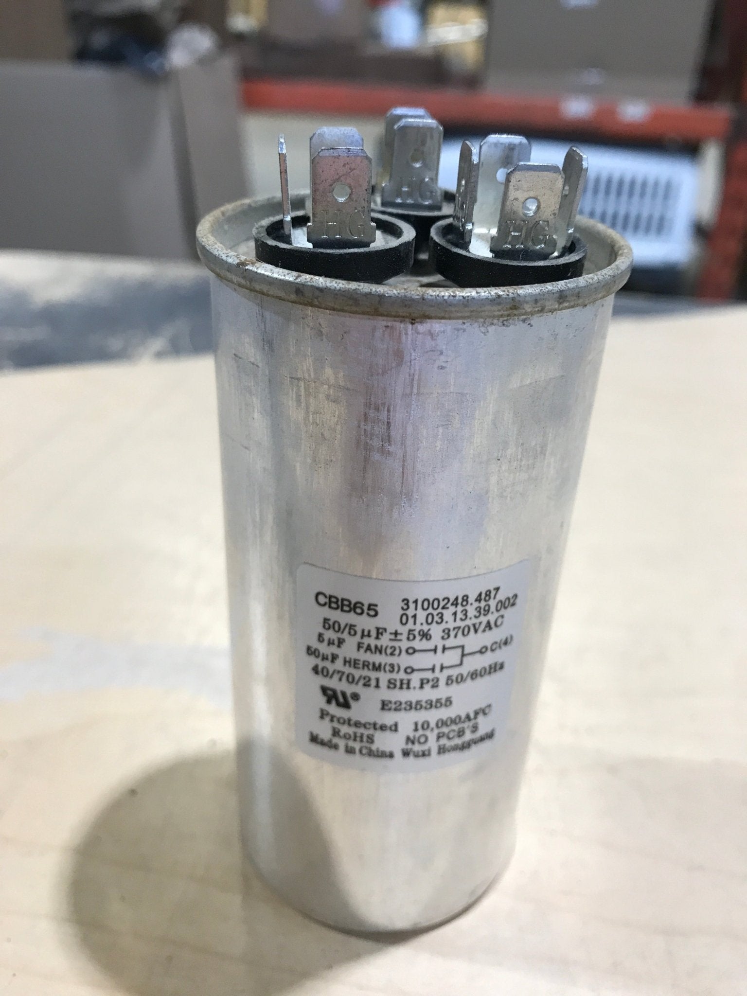 Used Dometic Air Conditioner Capacitor - 3313107.018 - Young Farts RV Parts