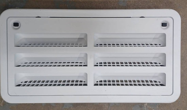 Used Dometic Air Intake Side Refrigerator Vent, Has Frame - 3109492.003 - Young Farts RV Parts