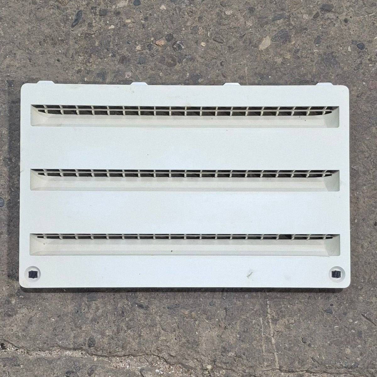 Used Dometic Air Intake Side Refrigerator Vent, Off White, No Frame - 3102277.021 - Young Farts RV Parts