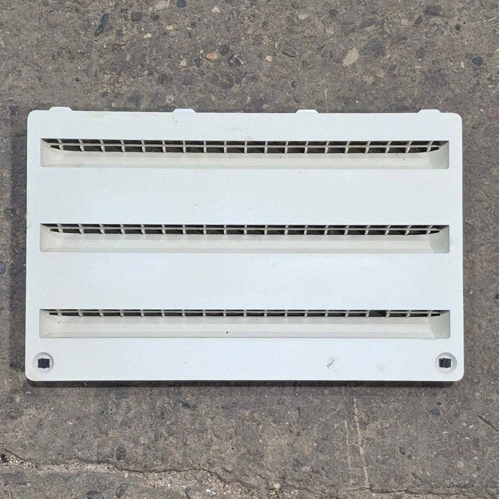 Used Dometic Air Intake Side Refrigerator Vent, Off White, No Frame - 3102277.021 - Young Farts RV Parts