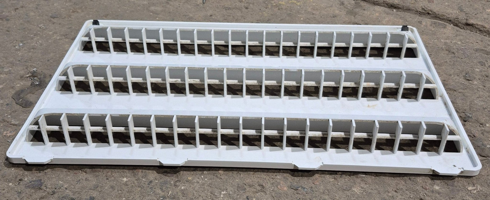 Used Dometic Air Intake Side Refrigerator Vent, White, No Frame - 3102277.021 - Young Farts RV Parts