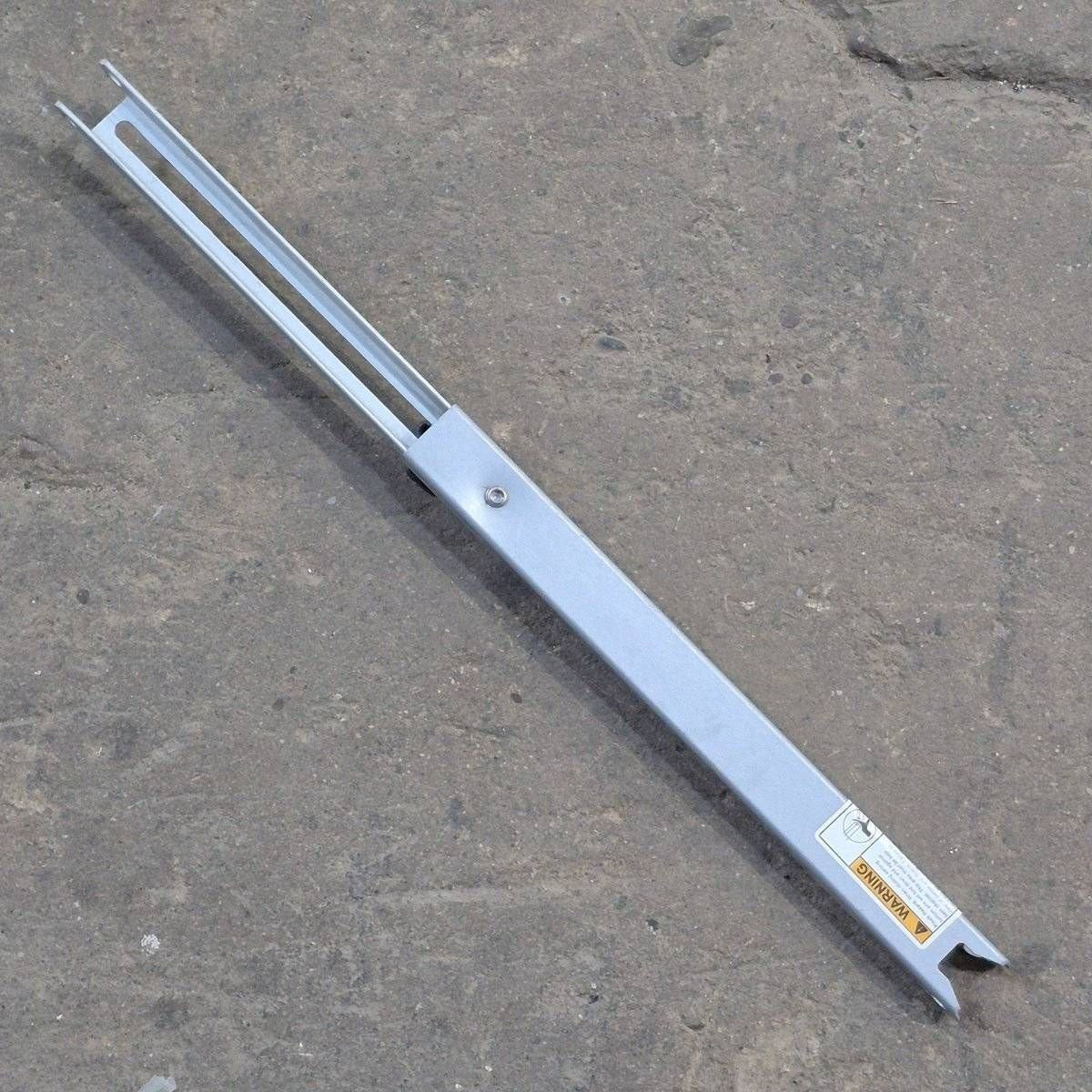 Used Dometic Awning Adjustable Pitch Arm, Silver, 15 7/8