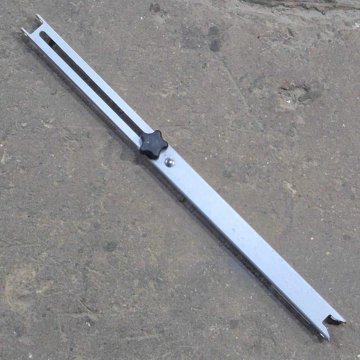 Used Dometic Awning Adjustable Pitch Arm, Silver, 15 7/8