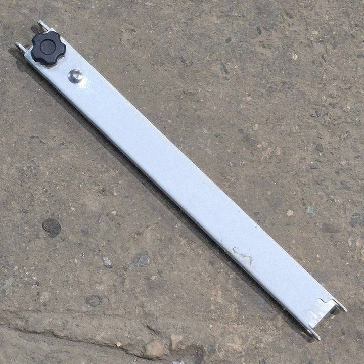 Used Dometic Awning Adjustable Pitch Arm, White/ Silver, 15 7/8" to 25 1/8" - 9100 Series - Young Farts RV Parts