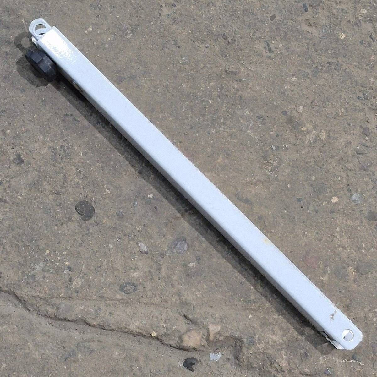 Used Dometic Awning Adjustable Pitch Arm, White/ Silver, 15 7/8