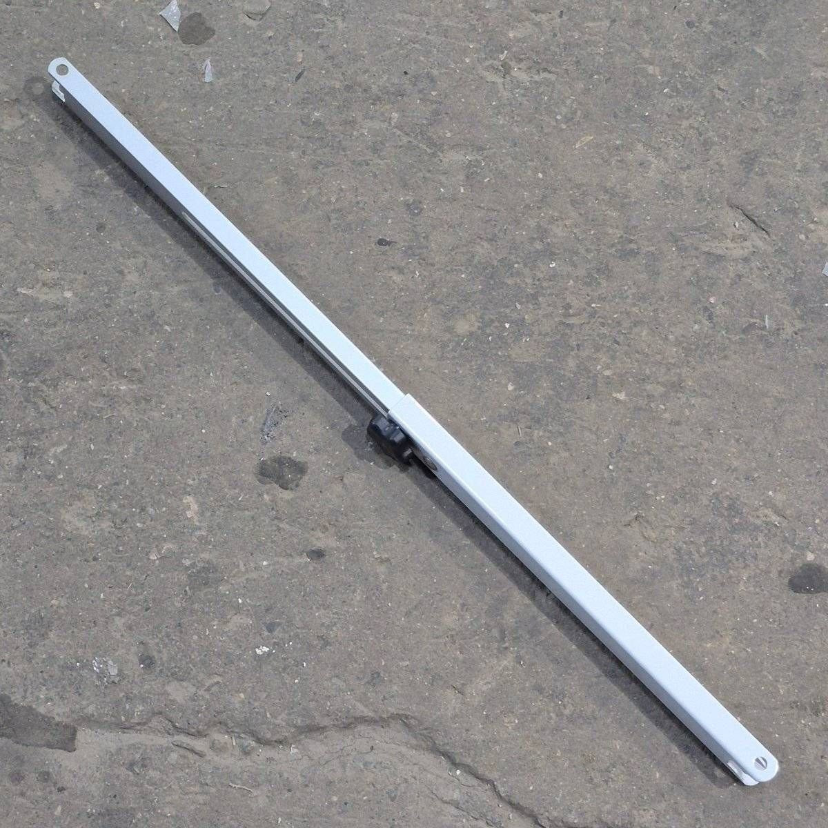 Used Dometic Awning Adjustable Pitch Arm, White/ Silver, 20 3/4" to 30 1/8" - 9100 Series - Young Farts RV Parts