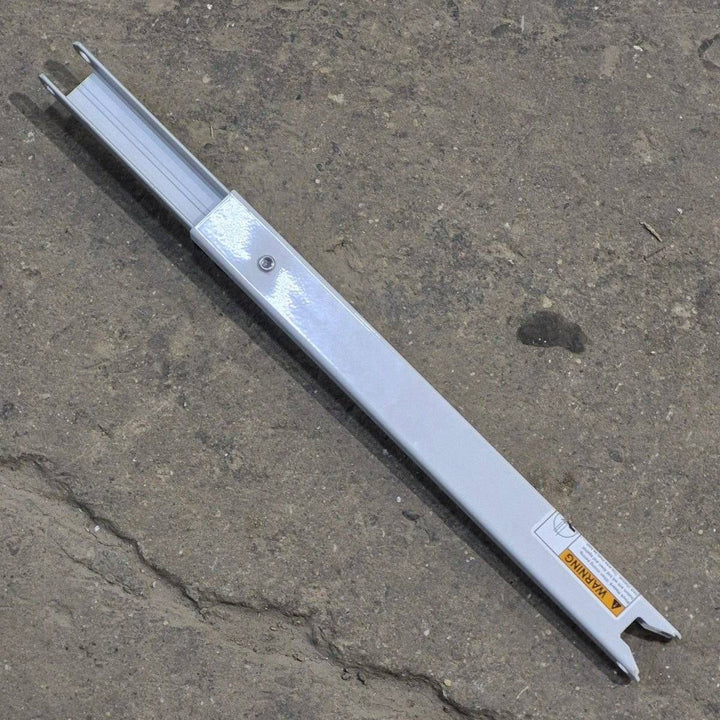 Used Dometic Awning Adjustable Pitch Arm, White/ Silver, 20 3/4" to 30 1/8" - 9100 Series - Young Farts RV Parts