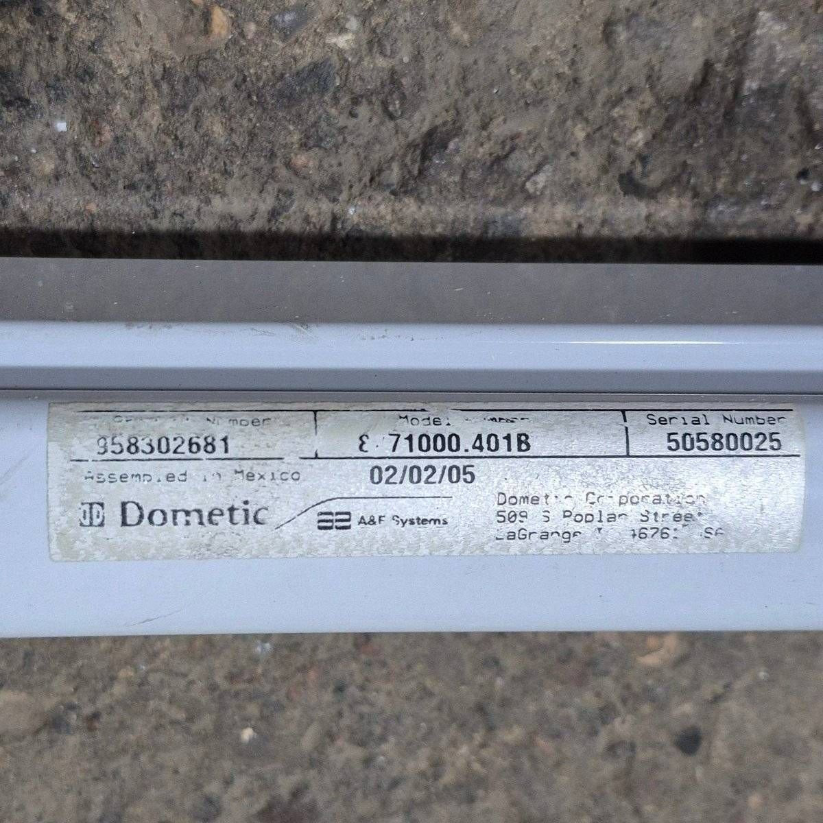Used Dometic Awning Arm, 8500 Series, White, 73