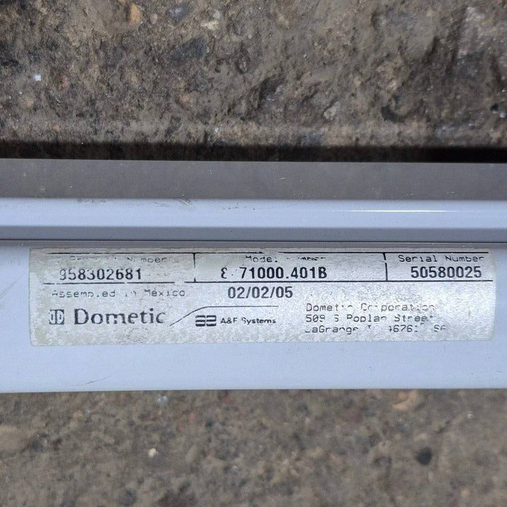 Used Dometic Awning Arm, 8500 Series, White, 73" - Young Farts RV Parts