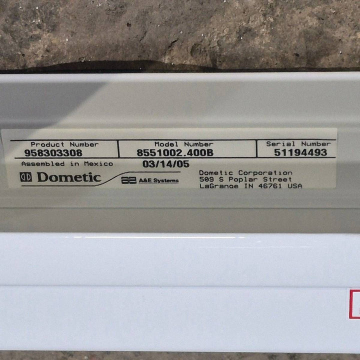 Used Dometic Awning Arm, Drive (Front) Powered, White, 65 1/2" - WeatherPro , 8551002.400B - Young Farts RV Parts