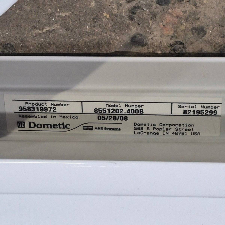 Used Dometic Awning Arm, Drive (Front) Powered, White, 65 1/2" - WeatherPro , 8551202.400B - Young Farts RV Parts