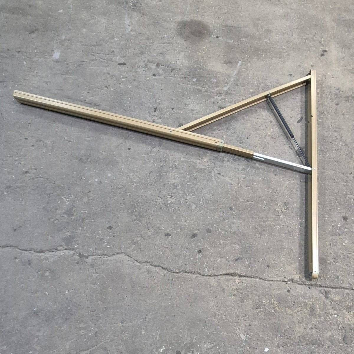Used Dometic Awning Arm, Idler (Rear) Non - Powered, Gold (Champagne), 65 1/2