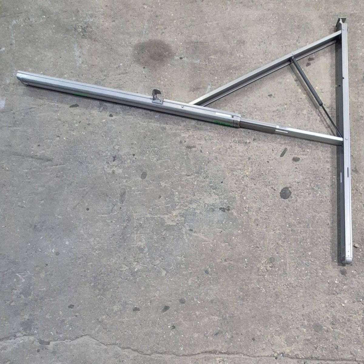Used Dometic Awning Arm, Idler (Rear) Non - Powered, Silver (Satin), 65 1/2