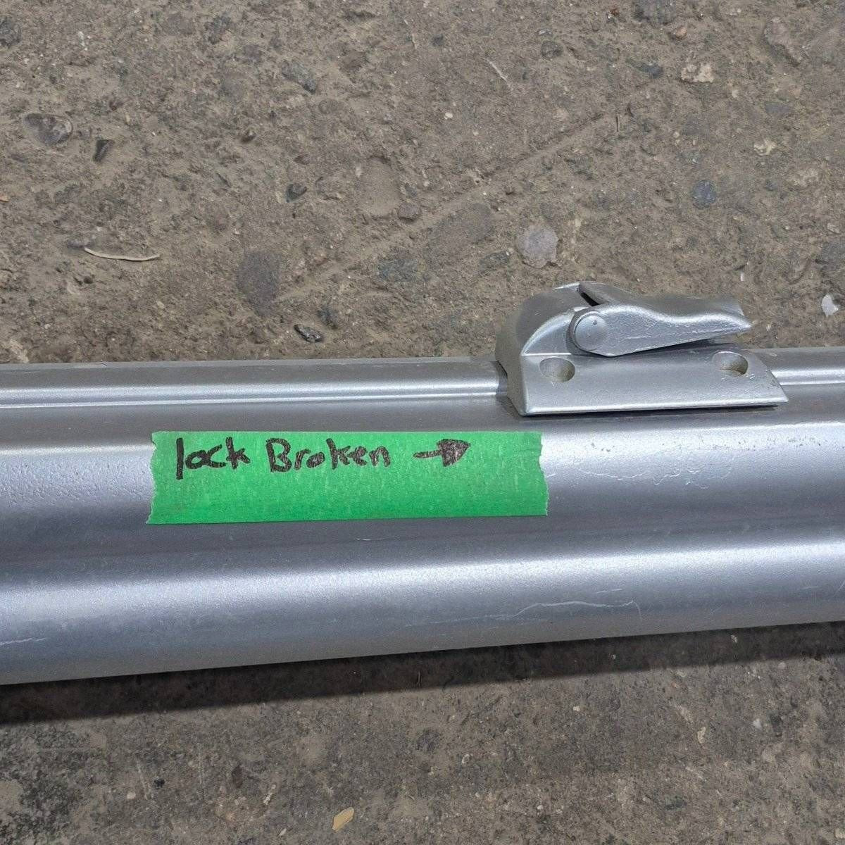 Used Dometic Awning Arm, Idler (Rear) Non - Powered, Silver (Satin), 65 1/2
