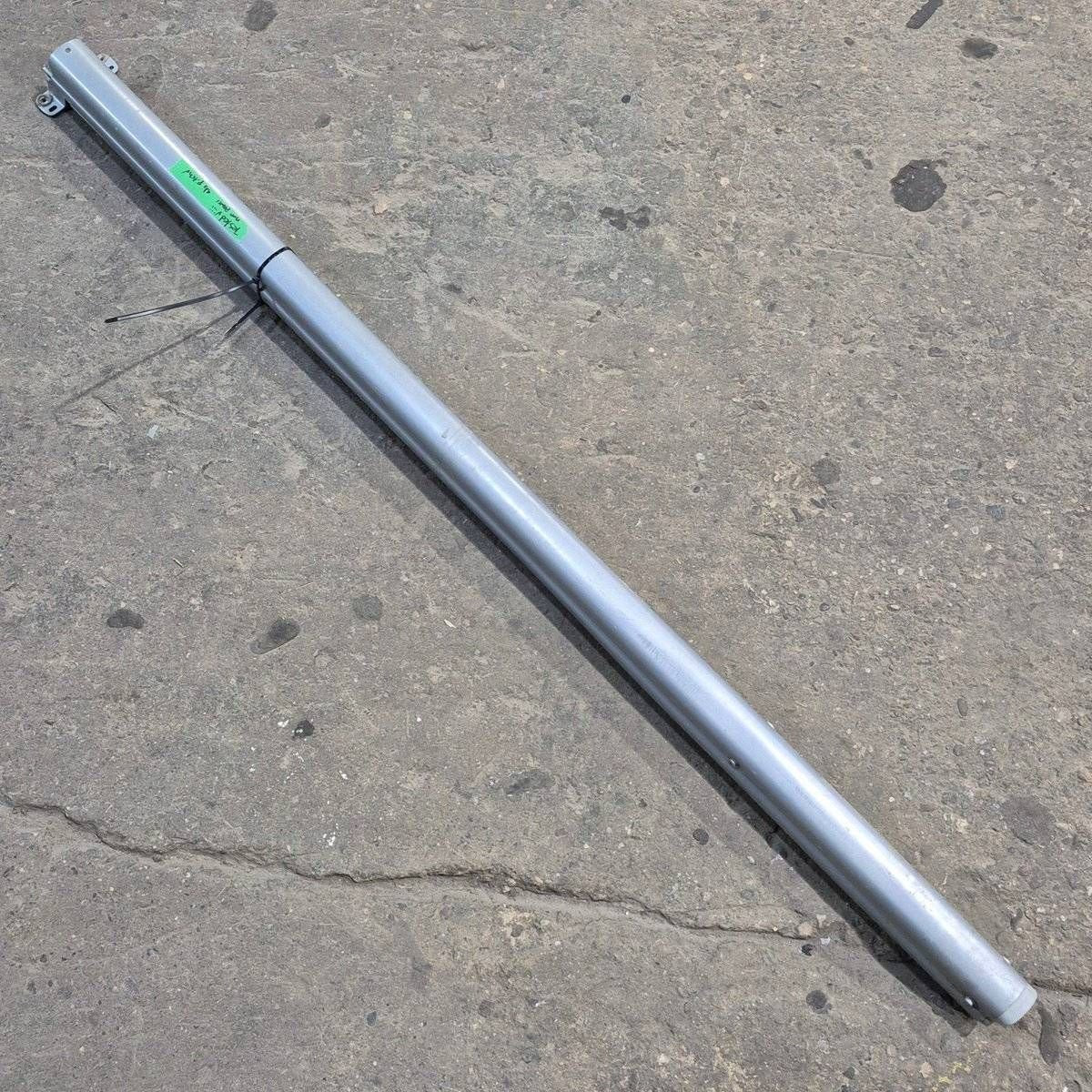 Used Dometic Awning Arm, Idler (Rear) Non - Powered, White, Adjustable Pitch, 65 3/4