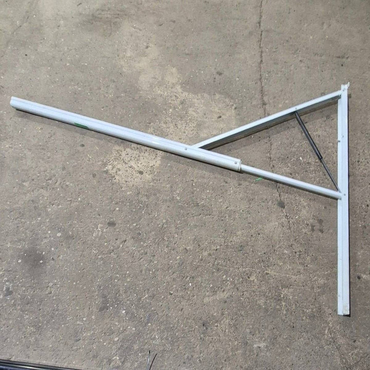 Used Dometic Awning Arm, Idler (Rear) Non - Powered, White, Non - Adjustable Pitch, 66" - 3312487.022B - Young Farts RV Parts
