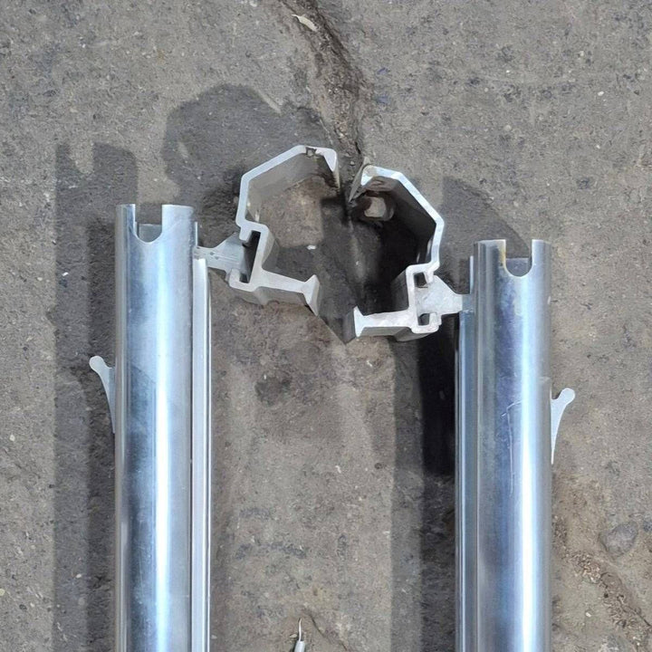 Used Dometic Awning Arm Set, Chrome, 73" - ELITE - 9000 - Young Farts RV Parts
