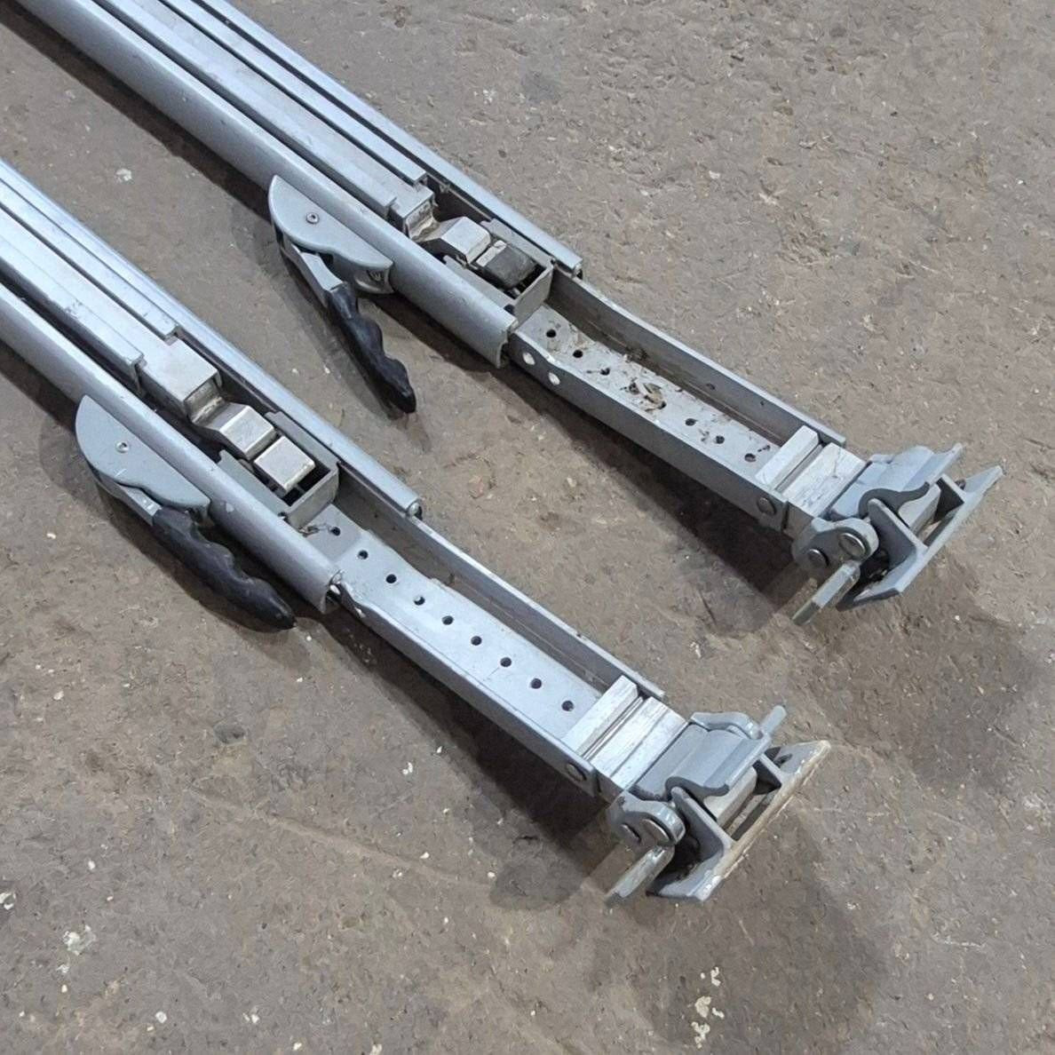 Used Dometic Awning Arm Set, Curved, Silver (Satin), 62 1/2