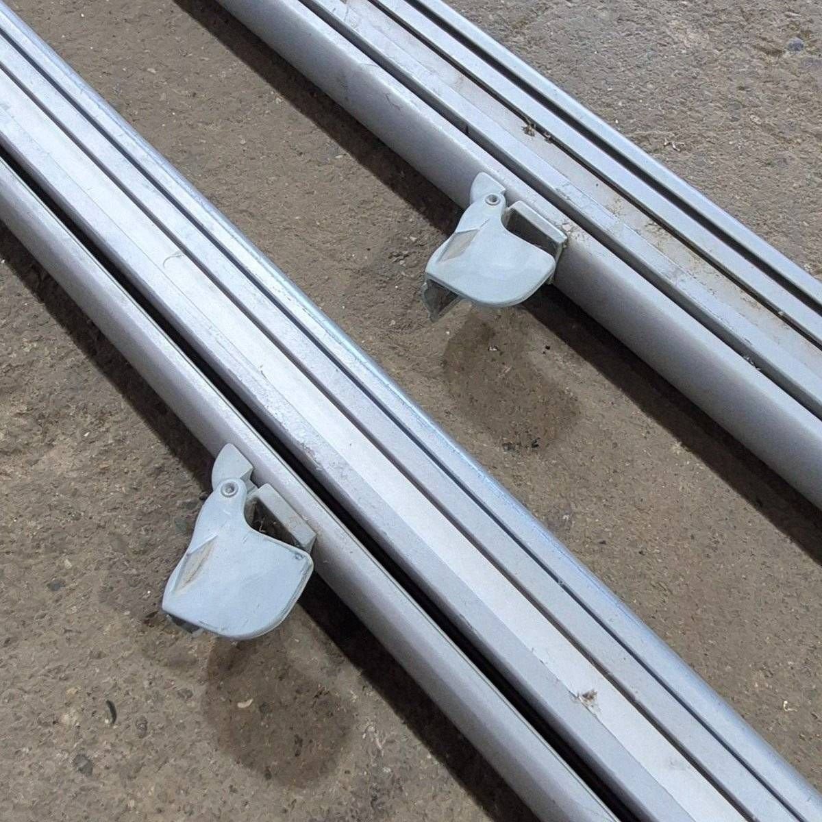 Used Dometic Awning Arm Set, Curved, Silver (Satin), 62 1/2