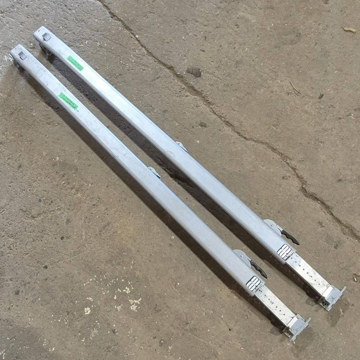 Used Dometic Awning Arm Set, Curved, Silver (Satin), 62 1/2" - 838100D013 - Young Farts RV Parts