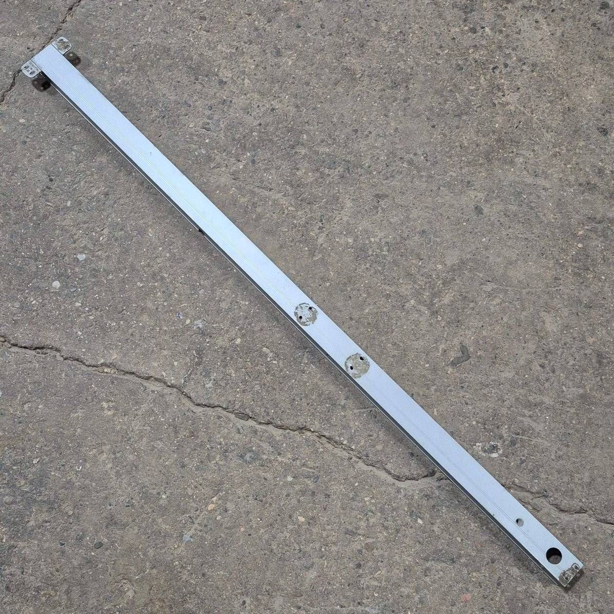 Used Dometic Awning Arm Wall Mount (Back Channel), Silver, 62 1/4" - 9100 Series - Young Farts RV Parts