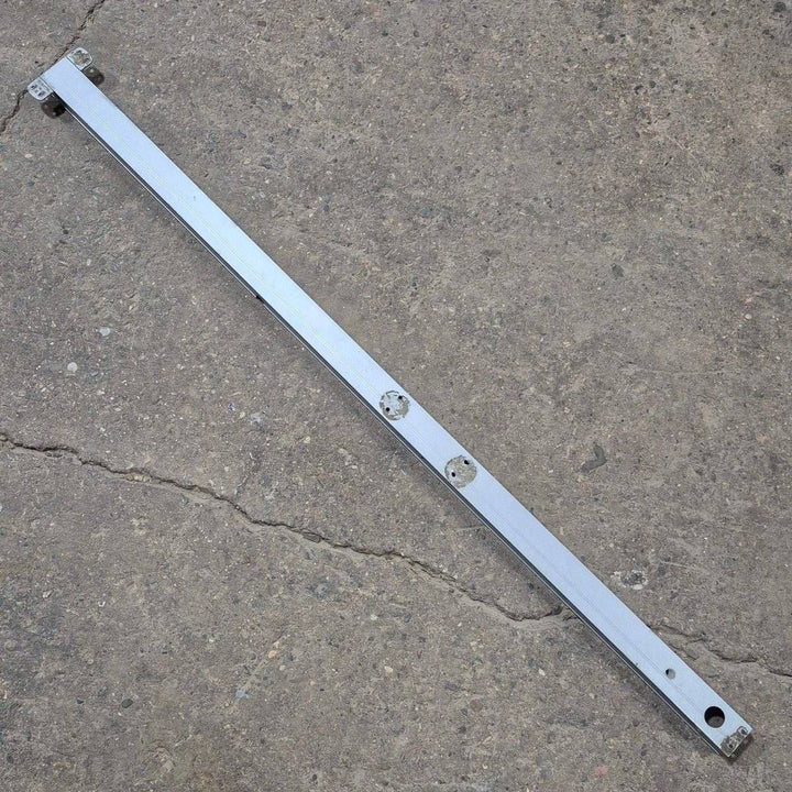 Used Dometic Awning Arm Wall Mount (Back Channel), Silver, 62 1/4" - 9100 Series - Young Farts RV Parts