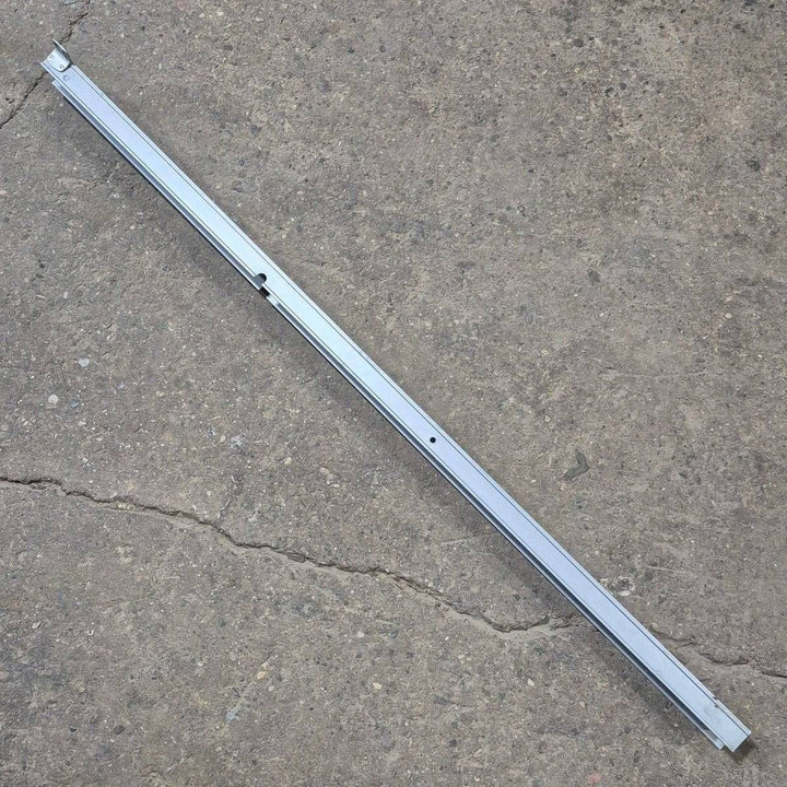 Used Dometic Awning Arm Wall Mount (Back Channel), Silver, 62 1/4" - 9100 Series - Young Farts RV Parts