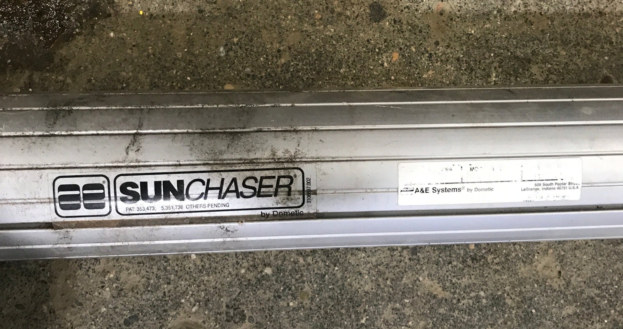 Used Dometic Awning Roller Tube 18 1/2' - Young Farts RV Parts