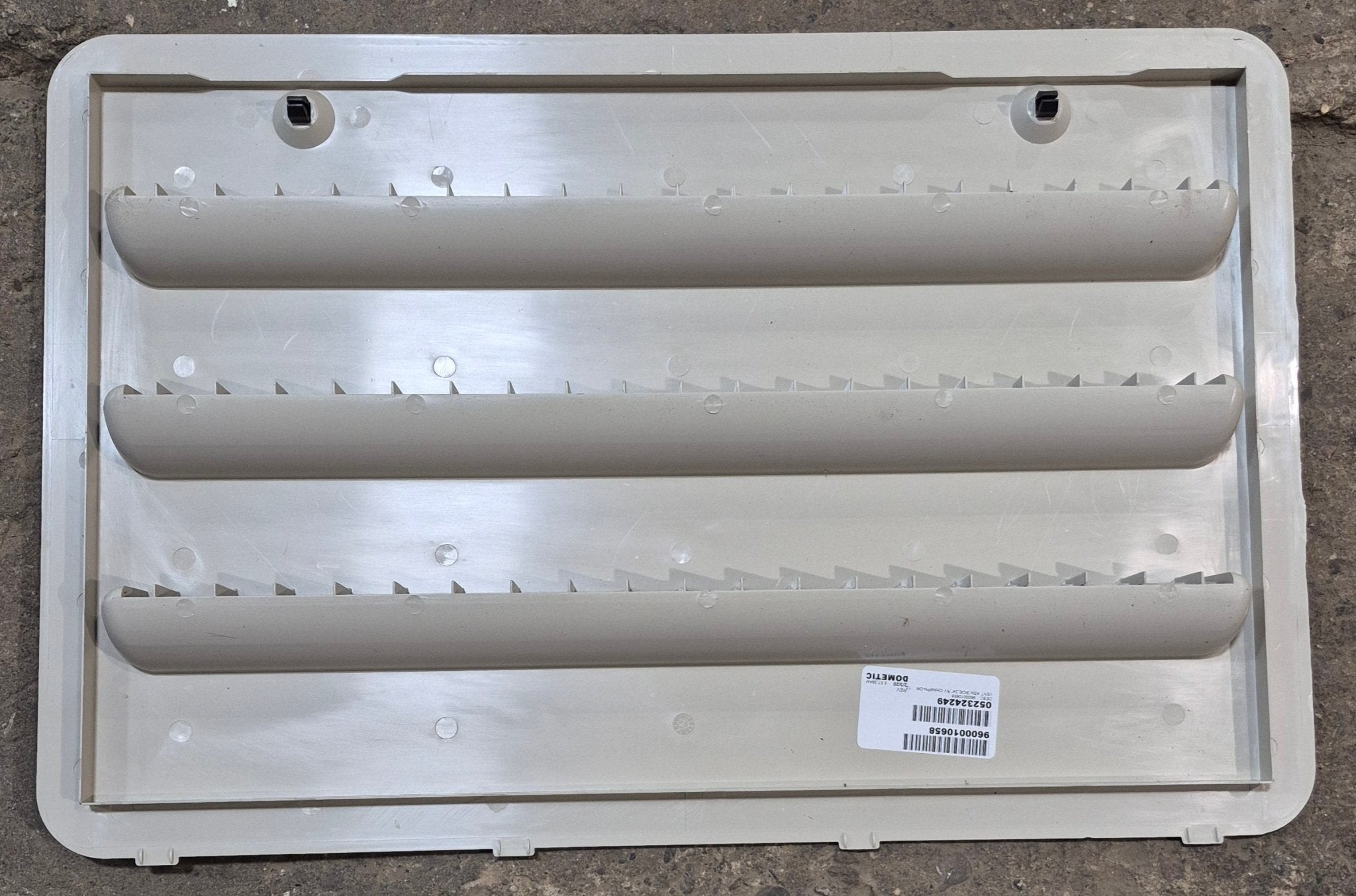 Used Dometic Champagne Air Intake Side Refrigerator Vent - NO FRAME - Young Farts RV Parts