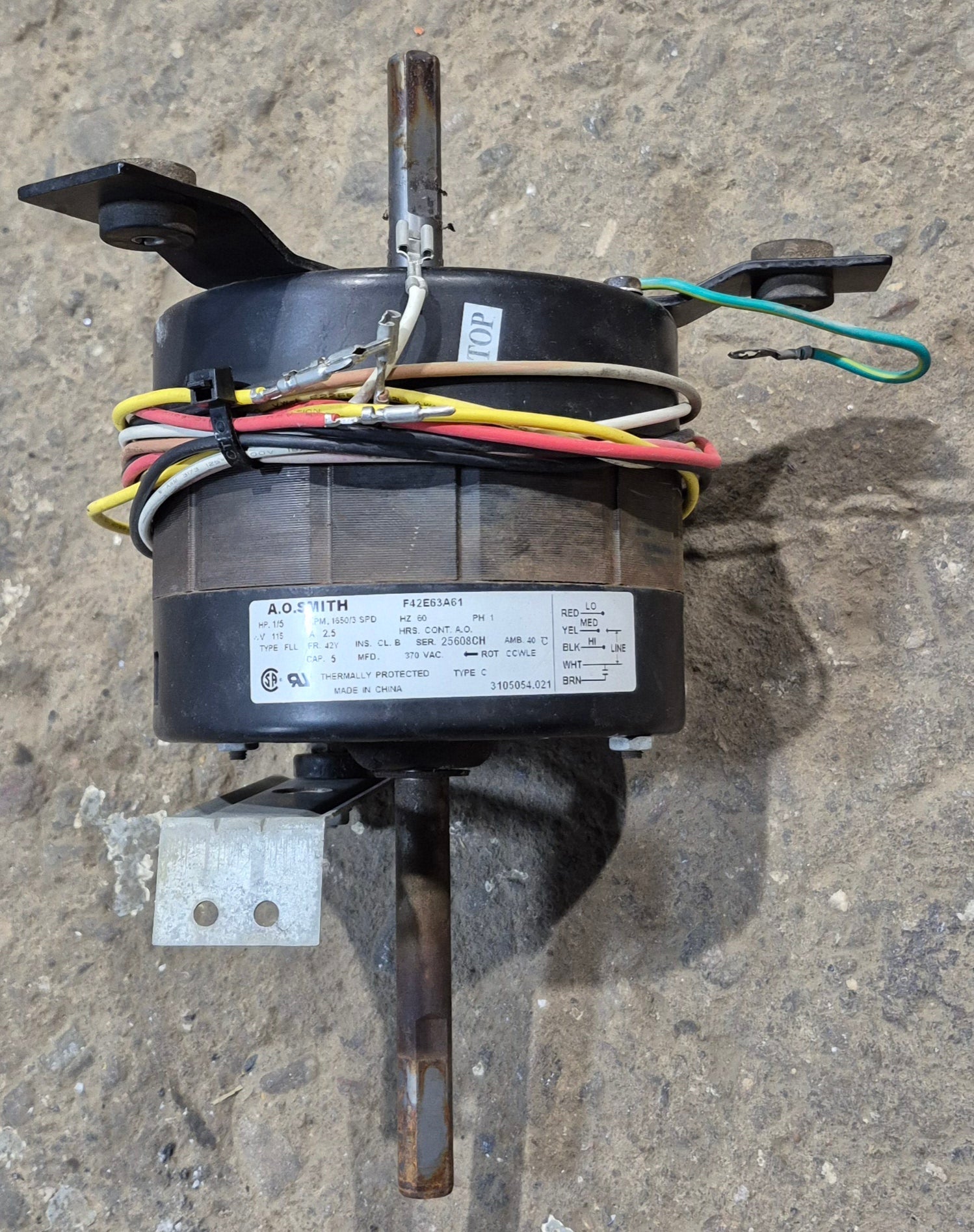 Used Dometic / Duo - therm A/C Blower Motor 3105054.021 - Young Farts RV Parts