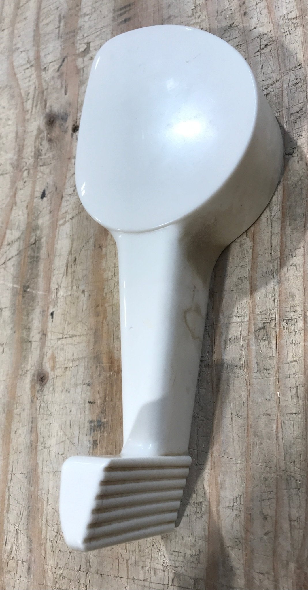 Used Dometic Flush Pedal Cover, Bone - 310115 - Young Farts RV Parts