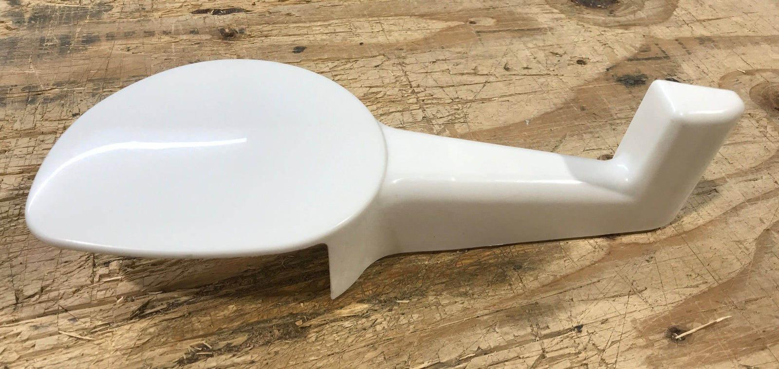 Used Dometic Flush Pedal Cover, White - 385310114 - Young Farts RV Parts