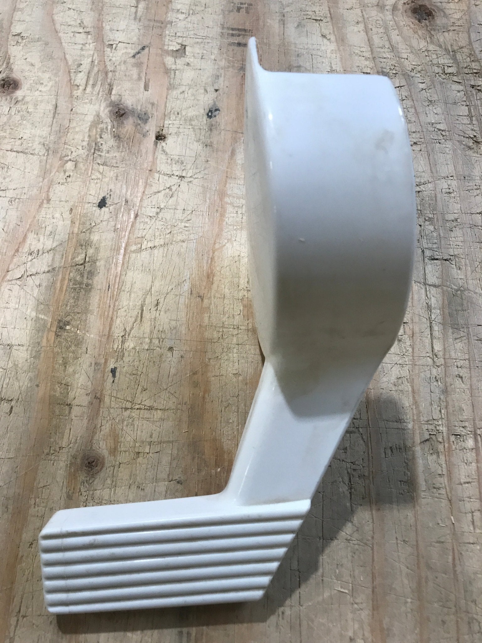 Used Dometic Flush Pedal Cover, White - 385310117 - Young Farts RV Parts