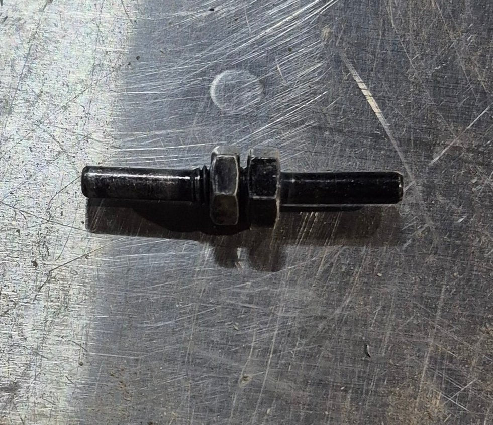 Used Dometic Fridge Door Middle Hinge Pin, Black - 2932648021 - Young Farts RV Parts