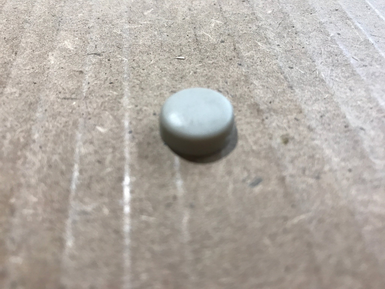 Used Dometic Fridge Door Upper Hinge Pin Cap, Beige - 2932736016 - Young Farts RV Parts