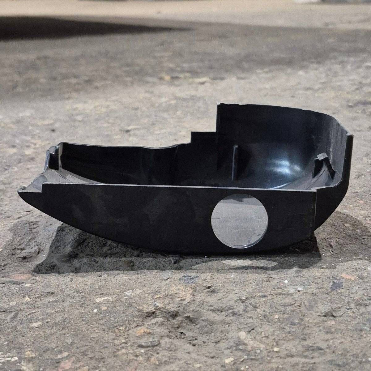Used Dometic Horizon Box Awning Head Cover, Idler Side (Left), Black - 3312779.006 - Young Farts RV Parts