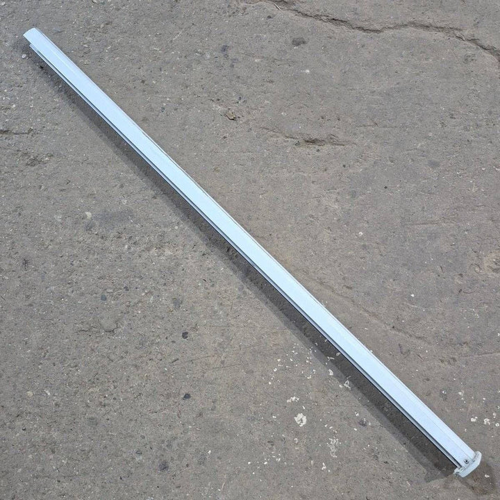 Used Dometic Lower Main Arm, Adjustable, White, 57", With Foot Pad - Sunchaser II , 3310795.004B - Young Farts RV Parts