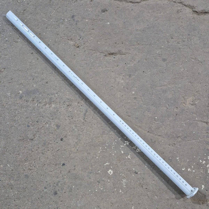 Used Dometic Lower Main Arm, Adjustable, White, 57", With Foot Pad - Sunchaser II , 3310795.004B - Young Farts RV Parts